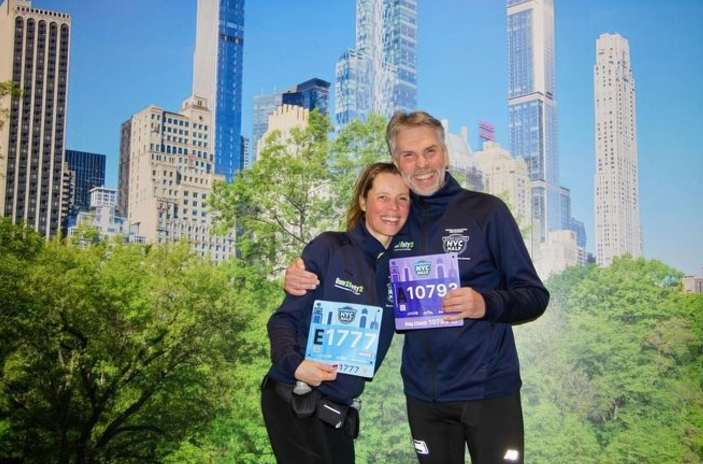 dick schoof en loes meurs marathon new york